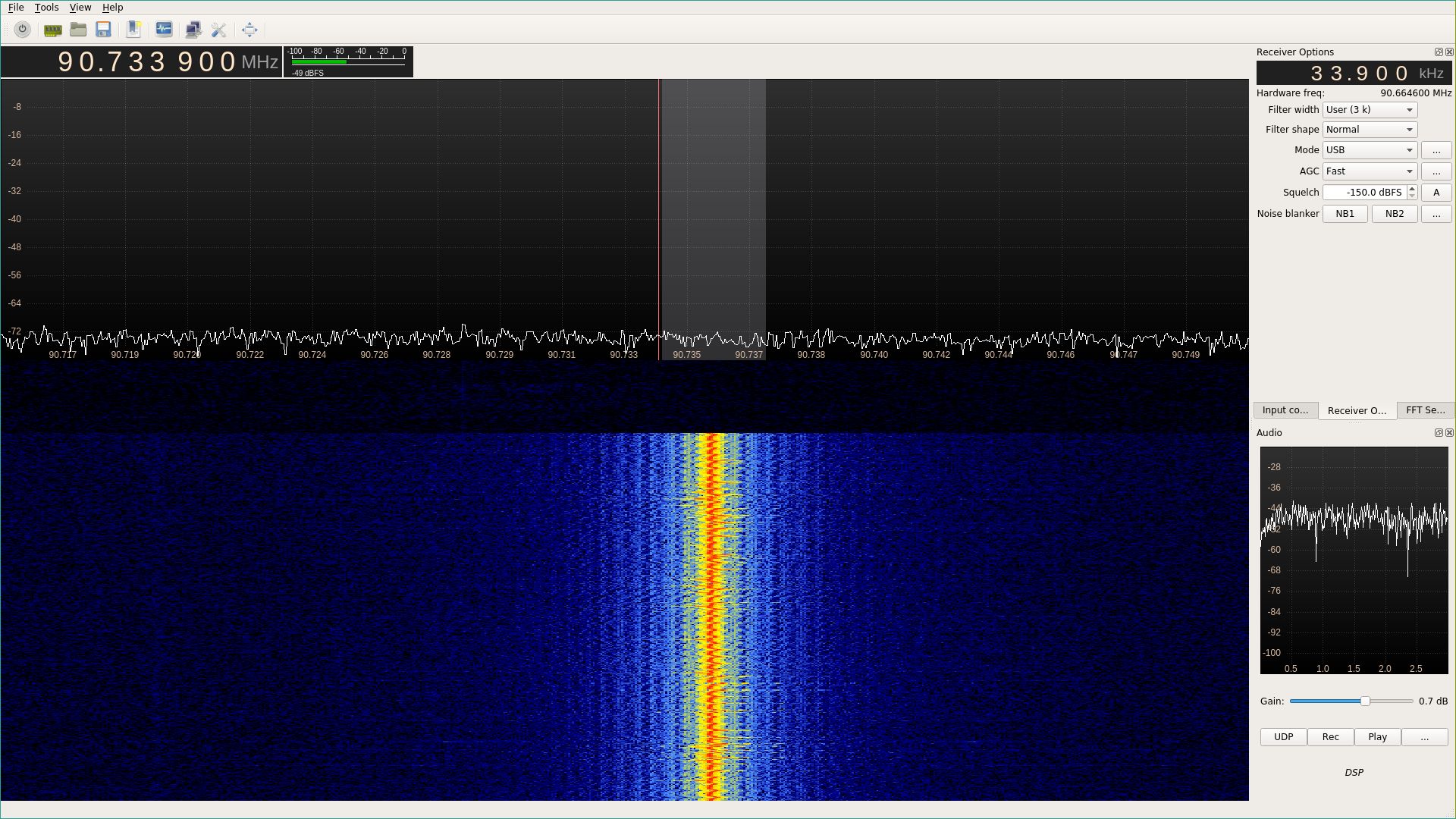 GQRX Setup