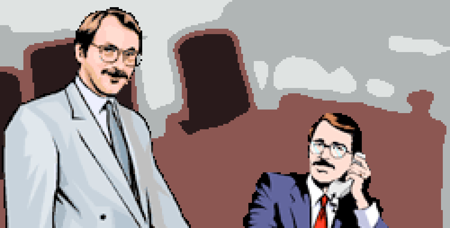 One person asks another 'did you just tell me to go fuck myself'? The other person replies 'I believe I did, bob!'